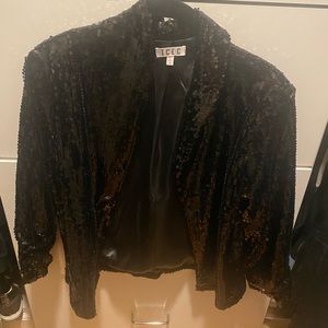 Black sequin jacket
